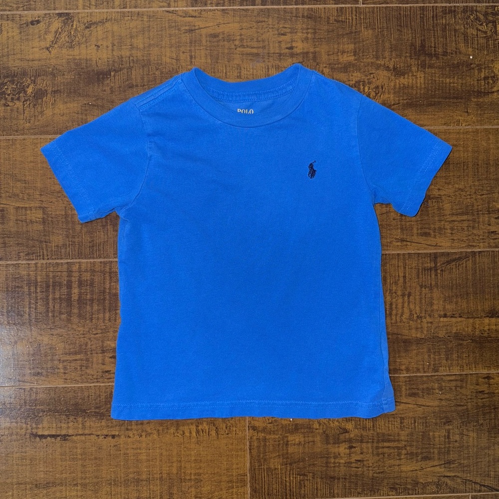 LIKE NEW Ralph Lauren Cotton Jersey Crewneck Tee, 3T